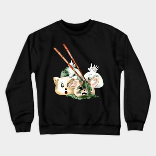 supper time spinach dumplings Crewneck Sweatshirt